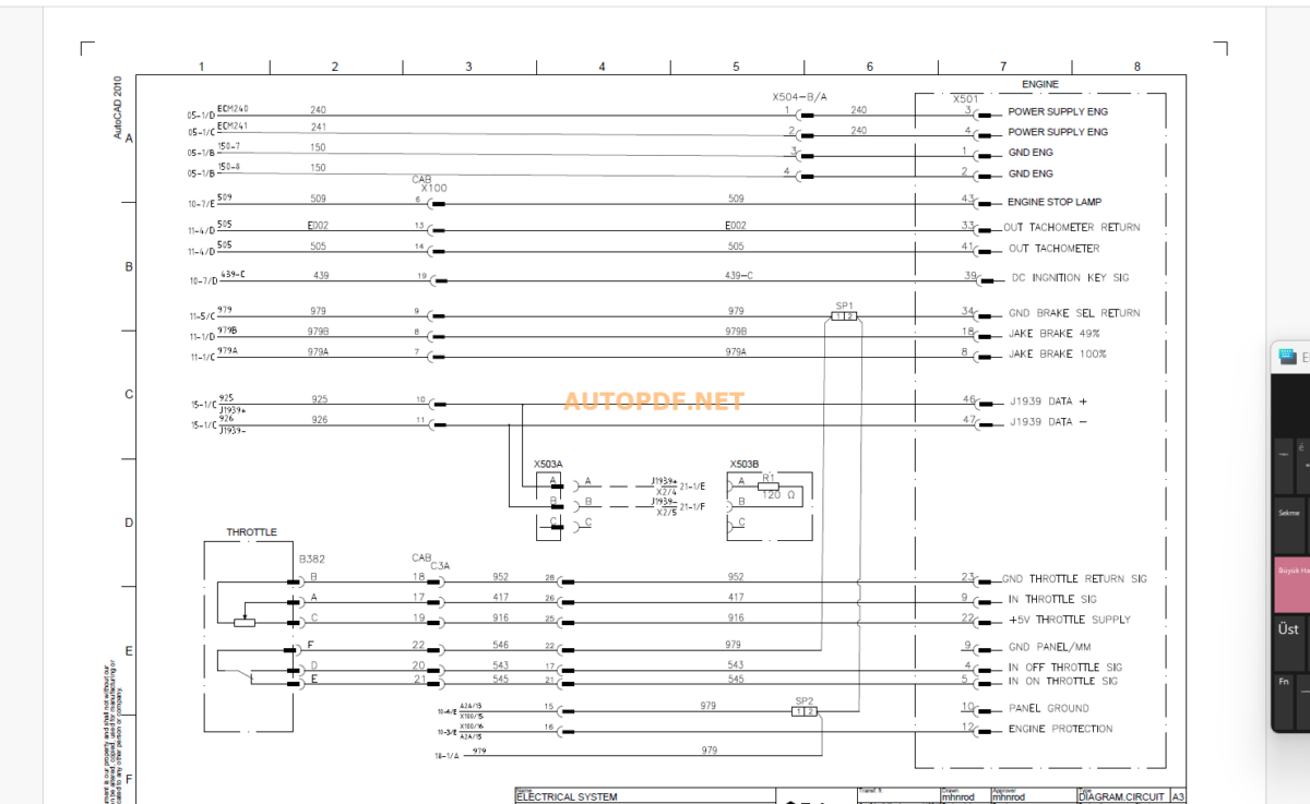 Epiroc Minetruck MT436B Diagrams and Drawings Manual