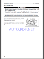 Komatsu PC800LC-8 HYDRAULIC EXCAVATOR Operation and Maintenance Manual(UEAM007900)