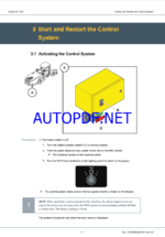 Epiroc Simba E7 C-W Control System Manual