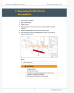 Epiroc Boltec 235 Component Removal and Installation Instructions