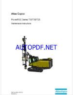 Atlas Copco PowerROC Series T35/T30/T25 Maintenance Manual