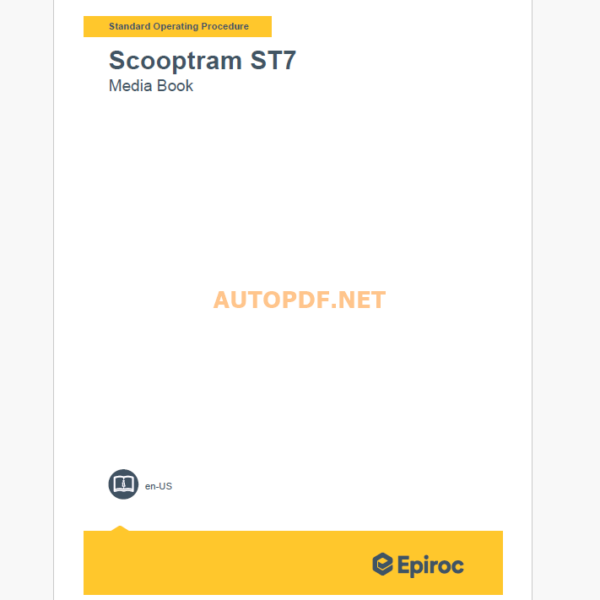 Epiroc Scooptram ST7 Component Removal and Installation Instructions