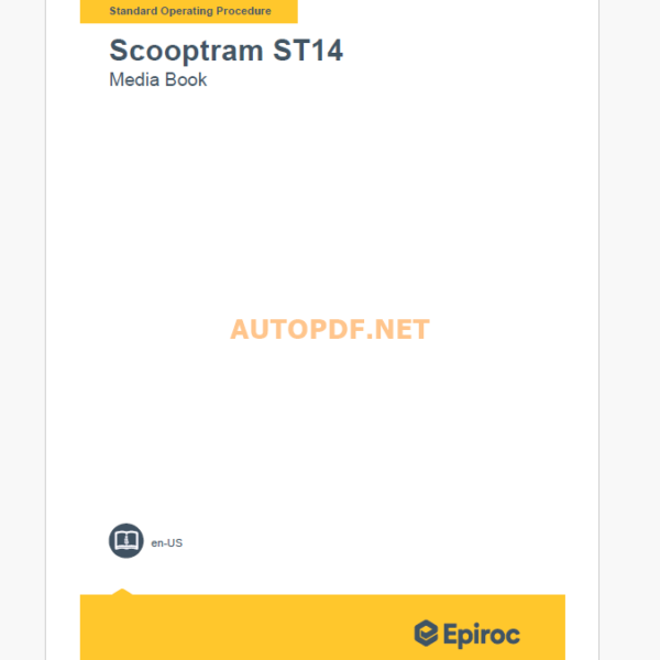 Epiroc Scooptram ST14 Component Removal and Installation Instructions