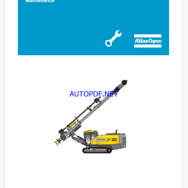 Atlas Copco SmartROC D65 Maintenance Manual