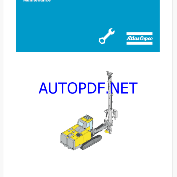 Atlas Copco FLEXIROC T45-10 Maintenance Manual