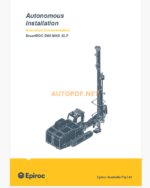 Epiroc SmartROC D65 Mk II-XLF Component Removal and Installation Instructions