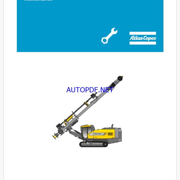 Atlas Copco SmartROC D60 Tier 3 Maintenance Manual