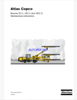 Atlas Copco Boomer E3 C, XE3 C and WE3 C Maintenance Manual