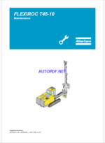 Atlas Copco FLEXIROC T45-10 Maintenance Manual