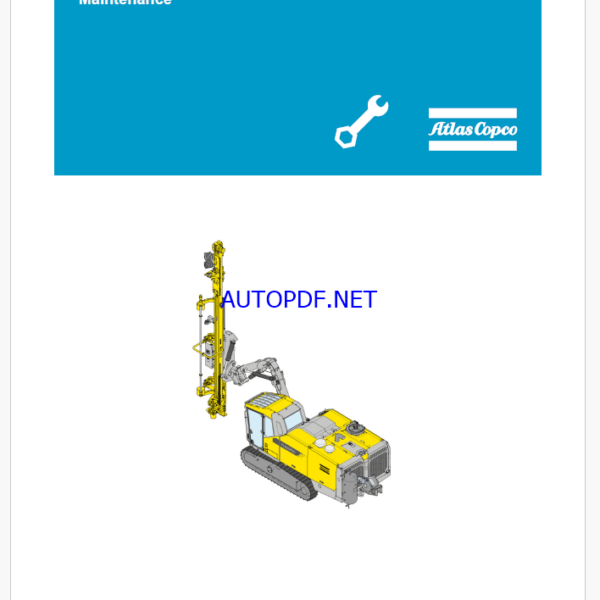 Atlas Copco FLEXIROC T45-11 Maintenance Manual