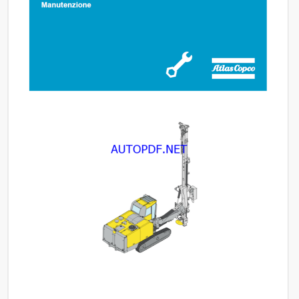 Atlas Copco SMARTROC T45-10 Maintenance Manual