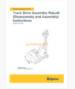 Epiroc AirROC D35 SH Component Removal and Installation Instructions