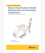 Epiroc AirROC D40 SH Component Removal and Installation Instructions