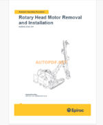 Epiroc AirROC D40 SH Component Removal and Installation Instructions