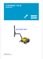 Atlas Copco FLEXIROC T15 R Maintenance Manual