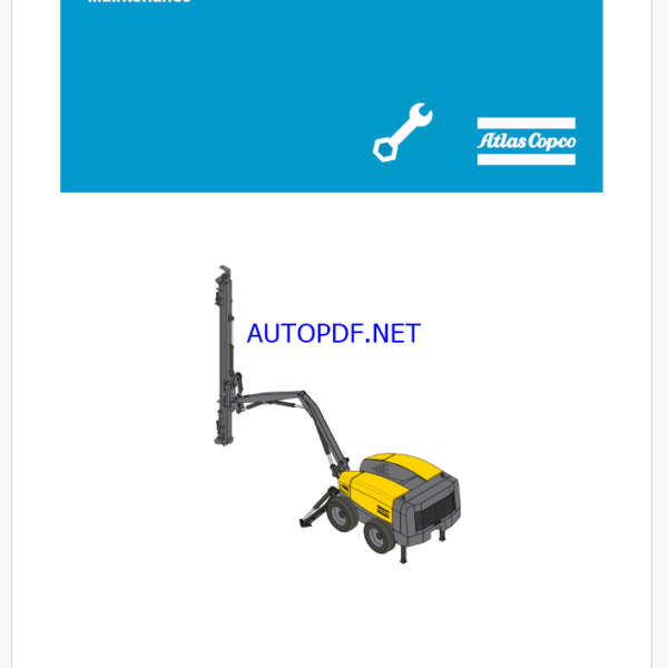 Atlas Copco FLEXIROC T15 R Maintenance Manual