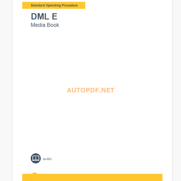 Epiroc Drill Master DML E Component Removal and Installation Instructions (Russian)