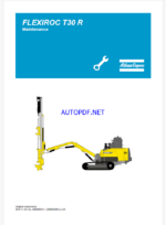 Atlas Copco FLEXIROC T30 R Maintenance Manual