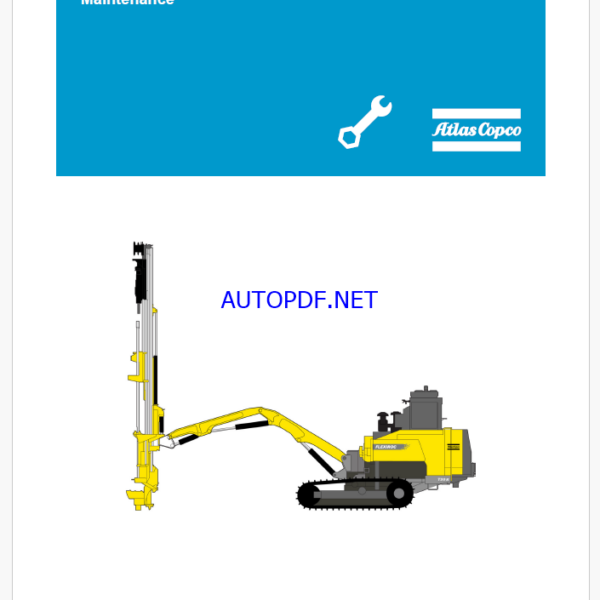 Atlas Copco FLEXIROC T30 R Maintenance Manual