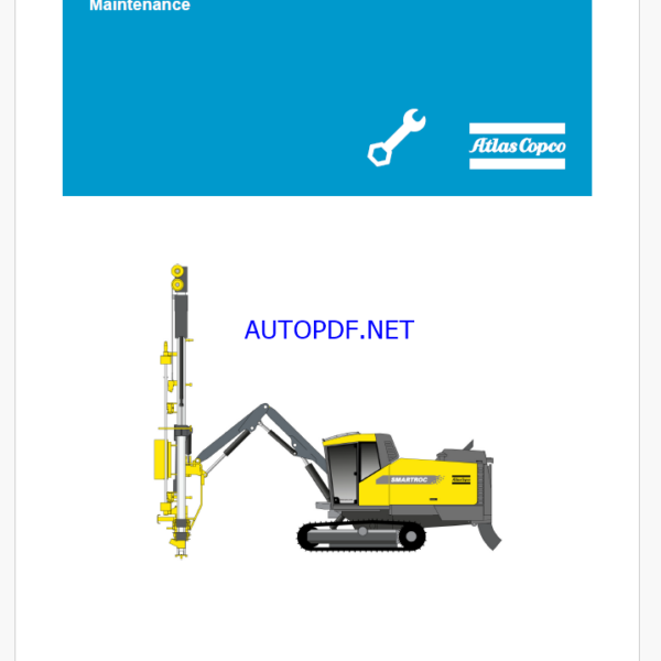 Atlas Copco SmartROC T35/T40 Maintenance ManualAtlas Copco SmartROC T35/T40 Maintenance Manual