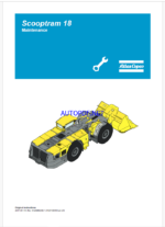 Atlas Copco Scooptram 18 Maintenance Manual