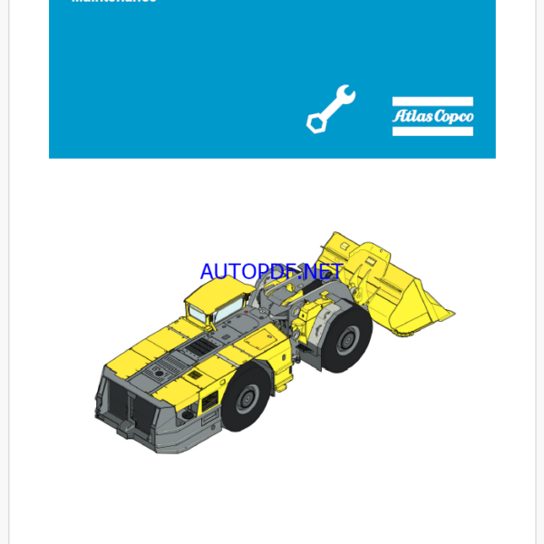 Atlas Copco Scooptram 18 Maintenance Manual