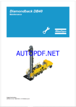 Atlas Copco Diamondback DB40 Maintenance Manual