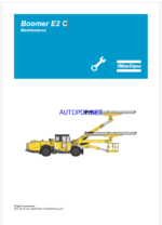 Atlas Copco Boomer E2 C Maintenance Manual