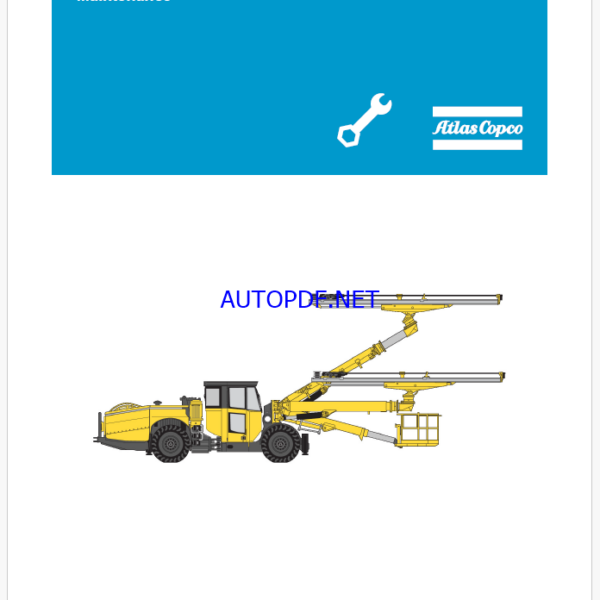 Atlas Copco Boomer E2 C Maintenance Manual