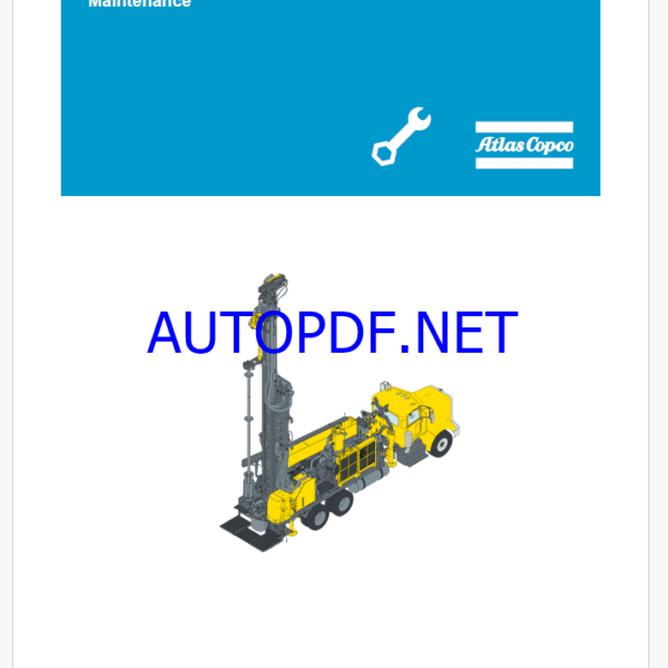 Atlas Copco Diamondback DB40 Maintenance Manual