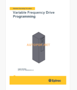 Epiroc Variable Frequency Drive Programming Component Removal and Installation Instructions