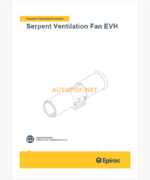 Epiroc Serpent Fans Component Removal and Installation Instructions