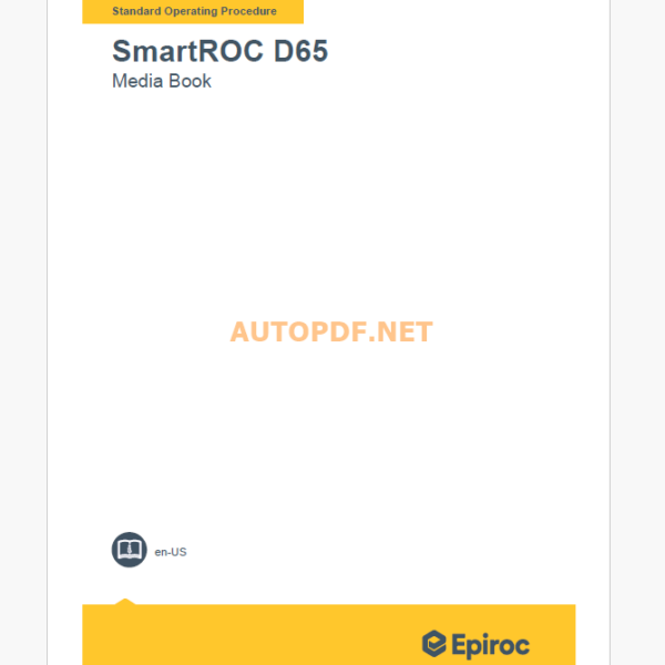 Epiroc SmartROC D65 Removal and Installation Instructions