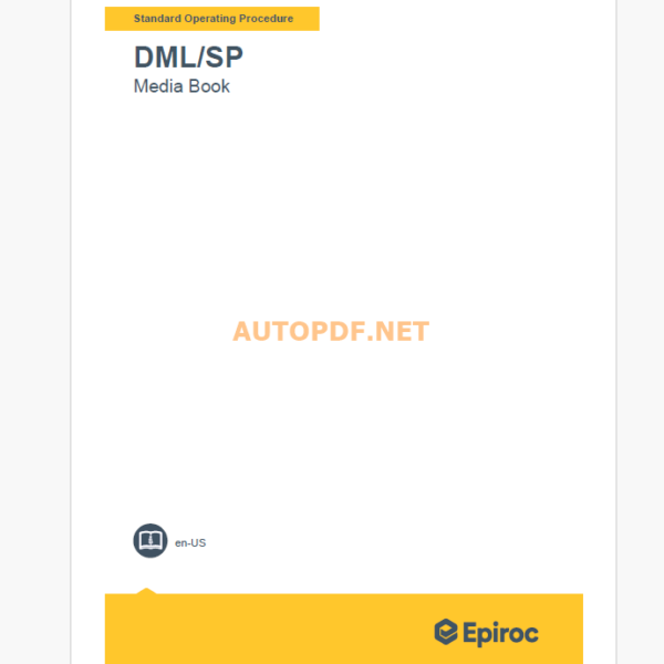 Epiroc Drill Master DML-SP Component Removal and Installation Instructions