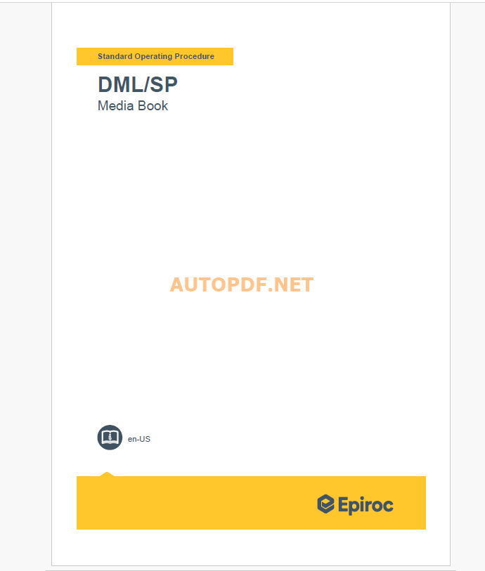 Epiroc Drill Master DML-SP Component Removal and Installation Instructions