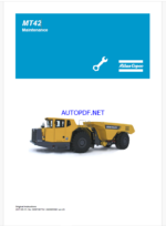 Atlas Copco MT42 Maintenance Manual