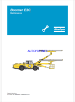 Atlas Copco Boomer E2C Maintenance Manual