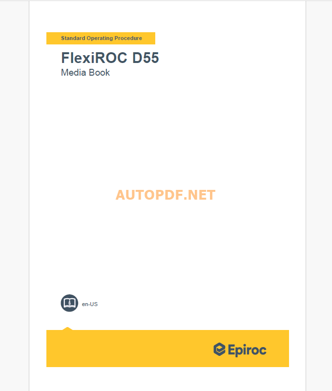 Epiroc FlexiROC D55 Component Removal and Installation Instructions