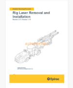 Epiroc Boomer L1 D Component Removal and Installation Instructions