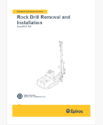 Epiroc SmartROC T45 Component Removal and Installation Instructions