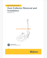 Epiroc SmartROC T45 Component Removal and Installation Instructions