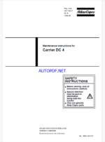 Atlas Copco Carrier DC 4 Maintenance Manual