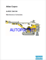 Atlas Copco AIRROC D40 SH Maintenance Manual