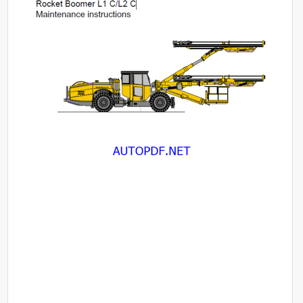 Atlas Copco Rocket Boomer L1 C/L2 C Maintenance Manual