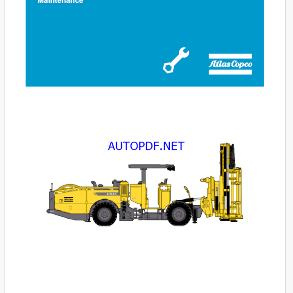 Atlas Copco Diamec Smart 4 Maintenance Manual