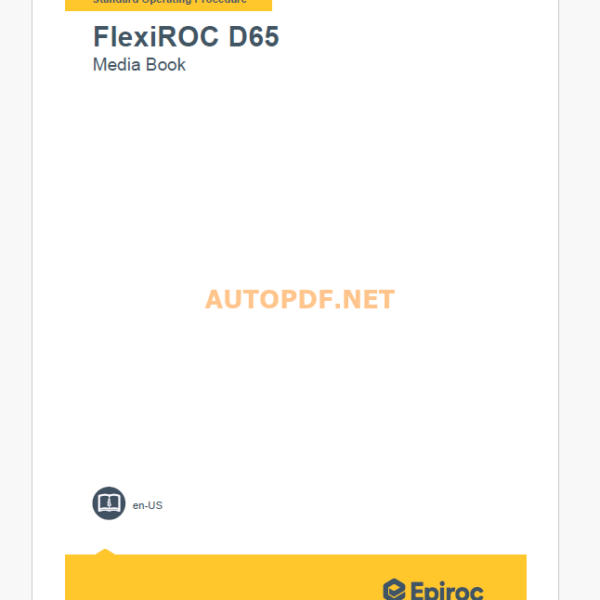 Epiroc FlexiROC D65 Component Removal and Installation Instructions