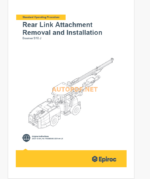 Epiroc Boomer S10 J Component Removal and Installation Instruct