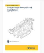 Epiroc Explorac 235 Component Removal and Installation Instructions