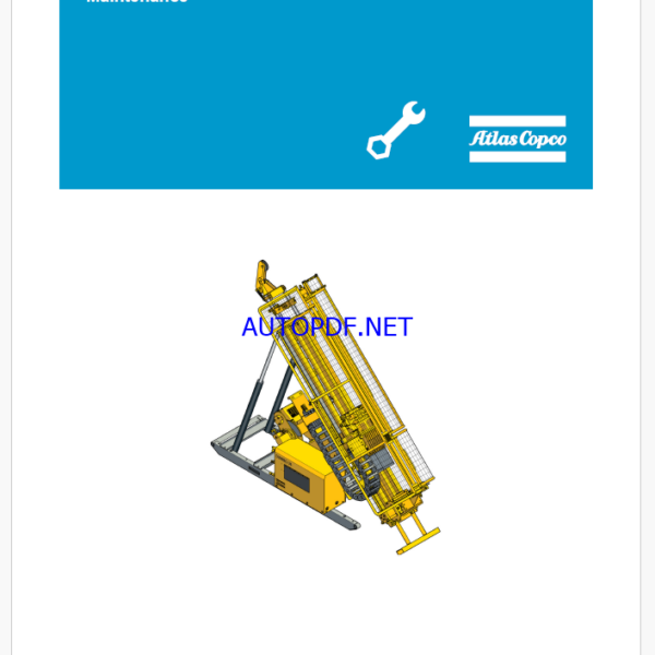 Atlas Copco Diamec PHC 6 Maintenance Manual