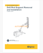 Epiroc FlexiROC T20 R Component Removal and Installation Instructions